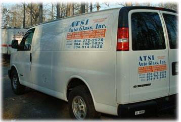 richmond auto glass service van